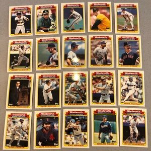 1991 Woolworth Baseball highlights set 1-33